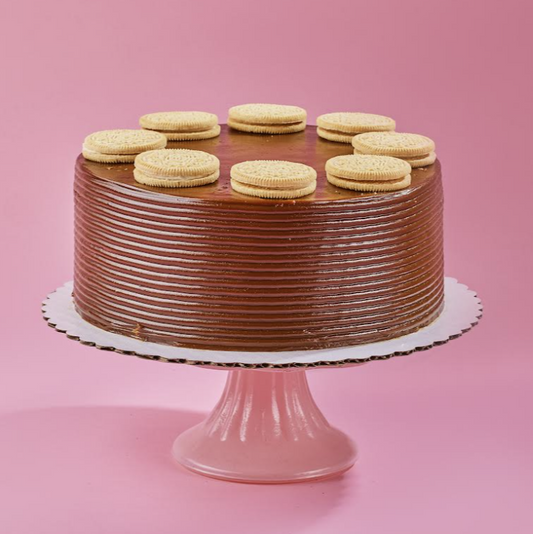 LAYERS NUTELLA AND DULCE DE LECHE CAKE